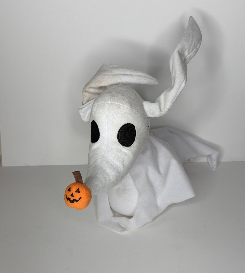 Disney Nightmare Before Christmas Zero Plush Animated Music Ears Move